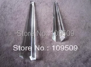 100 мм прозрачная люстра Хрустальная Шестигранная Призма фэн шуй оптовая