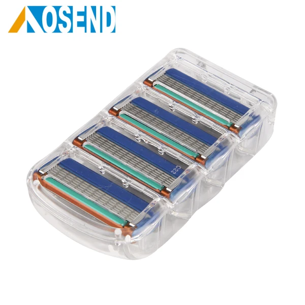 Aosend 16PCS/a lot Mens 5 Blade Razor Sharp&ampSafety Compatible With Fushion Blades | Красота и здоровье