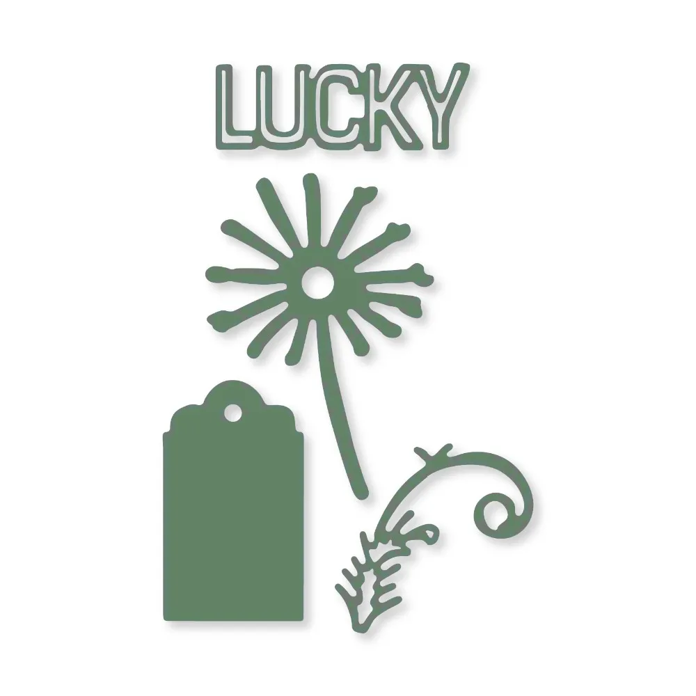 Вывески Одуванчик цветок удача Металл резки штампы трафареты сделай сам для