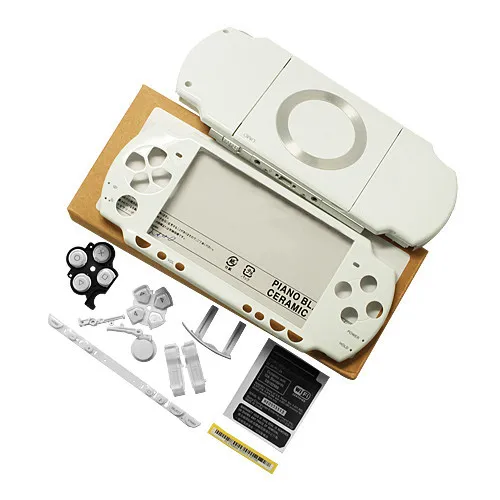 Белый высококачественный чехол с лицевой панелью для Sony PSP 2000 | Электроника