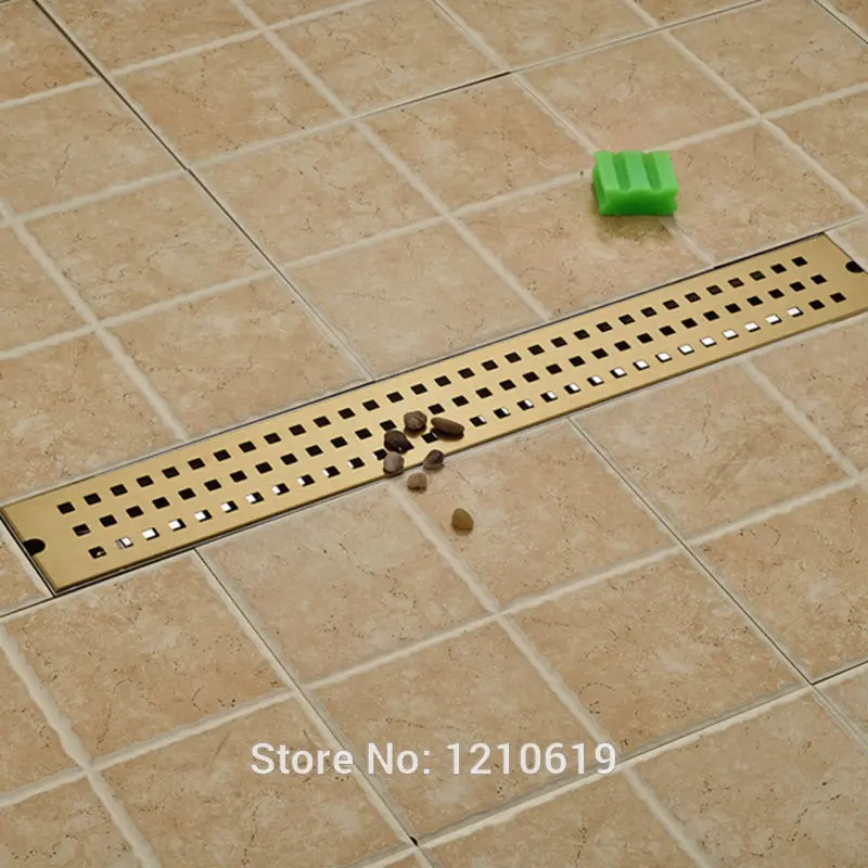 Современная напольная душевая кабина для ванной комнаты 700 мм с золотой