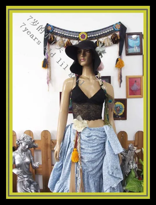 

Belly Dance Lace Top Lace Belly Danc Bra Top Vest Top DE23