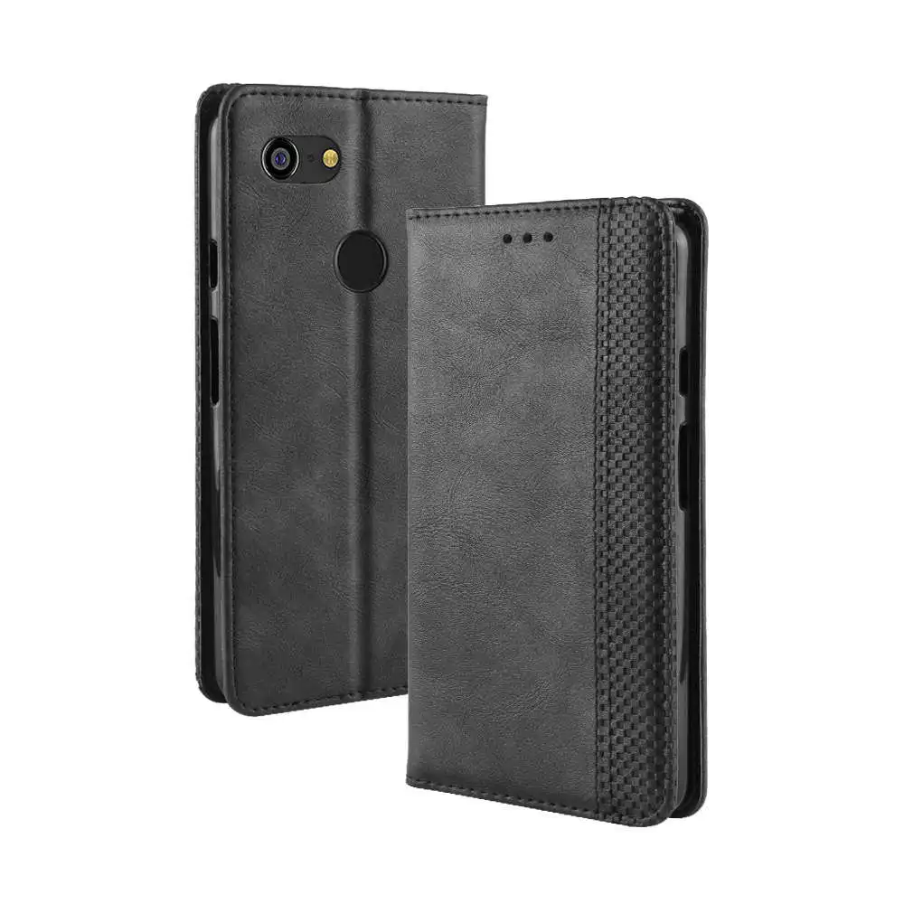 FOR PIXEL Xl 3a 3 4 Magnet Flip Case for Google Pixel 3A XL Leather Card Wallet Stand Cover Fashion cases | Мобильные телефоны и