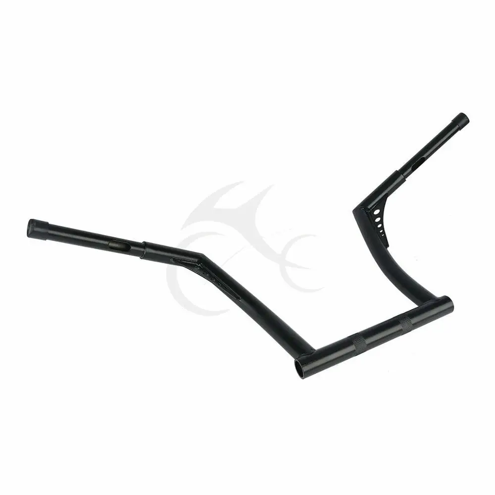 14 &quotRise 1 1/4&quot Ape вешалка руль для Harley Dyna Street Fat Bob Low Rider FXLR FLD черный|Накладки и