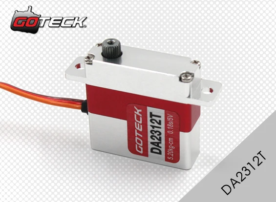 Goteck цифровой Железный сердечник 23g Мини dc автомобильный Серводвигатель DA2312T