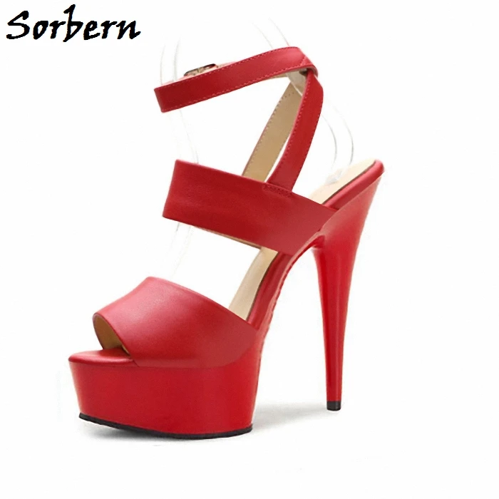 Сандалии женские на платформе с открытым носком высоком каблуке | Обувь