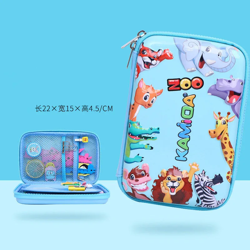 Style 11 Kawaii 3D School Pencil Case for Girls Boys Penal Korean Pen Bag Cute EVA Large Makeup Pencilcase Pouch Stationery Box Penalties - Цвет: Style 11