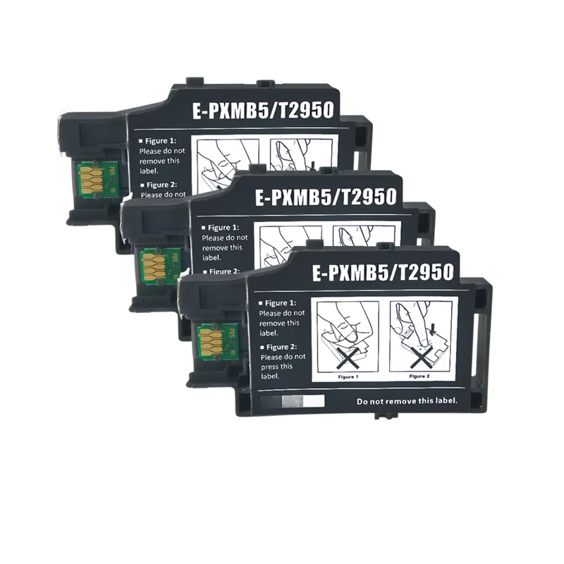 3 шт совместимый Wast контейнер для чернил T2950 бак обслуживания Epson WorkForce WF100 WF 100W PX