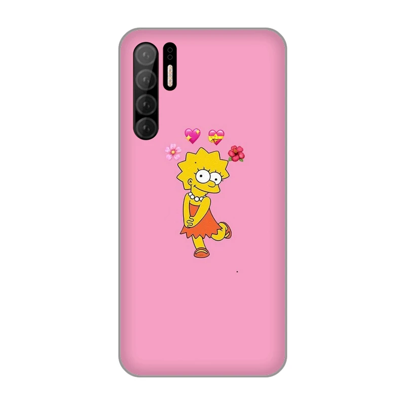 The Simpsons Cartoons Anime Soft TPU Silicone Case Cover for Huawei P10 Plus P20 P30 Pro P7 P8 Lite 2015 Honor 9 V10 shell |