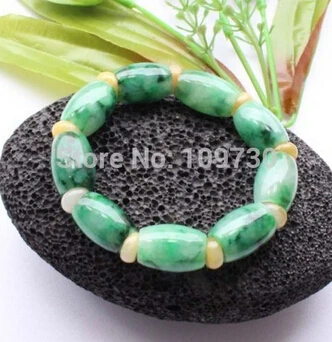 Браслет-браслет из 909138 ледяного изумруда antocyanin Jadeite Passepartout бесплатная доставка |