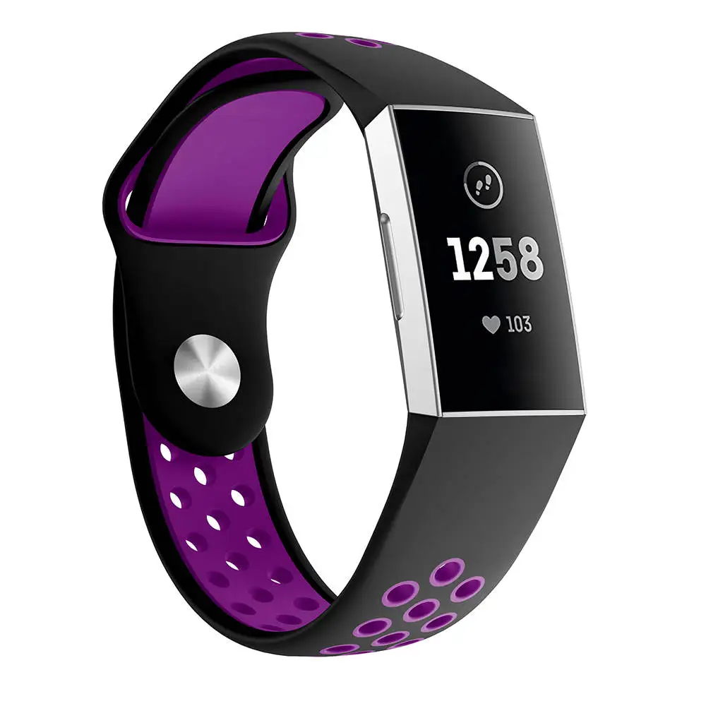 Красочные спортивные силиконовые браслеты для Fitbit Charge 3, браслет на запястье, ремешок для часов, ремешок для Fitbit Charge 3, аксессуары, ТПУ Мягкие полосы