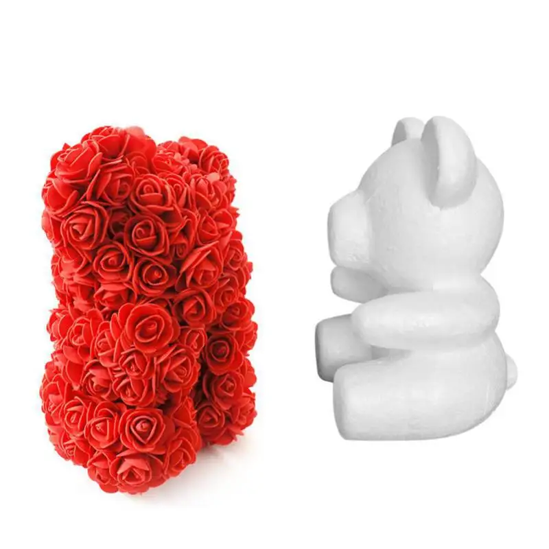 Набор ручной работы сделай сам розовый медведь Белый 3D моделирующий из