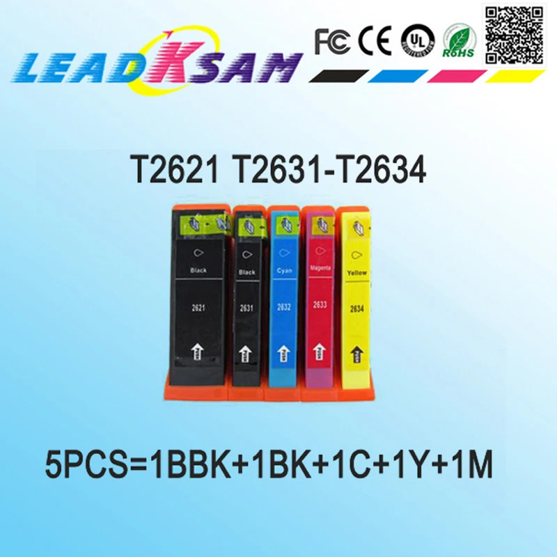 Чернильный картридж T2621 совместимый с фотовспышкой|ink cartridge|compatible ink cartridgecompatible