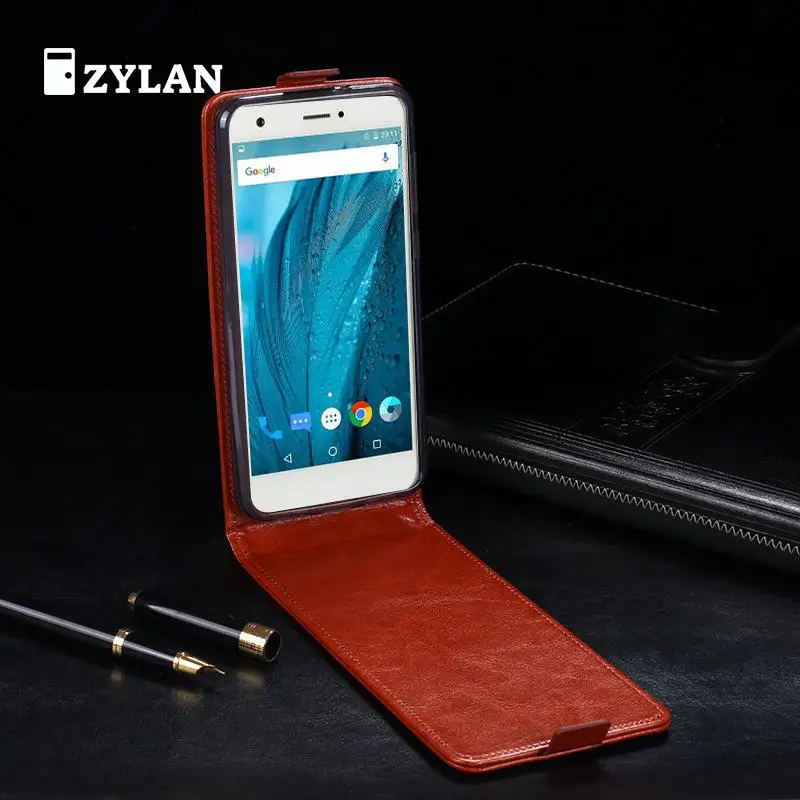 Чехол для ZTE Blade Z10 5 2-дюймовый высококачественный кожаный флип-кейс чехол