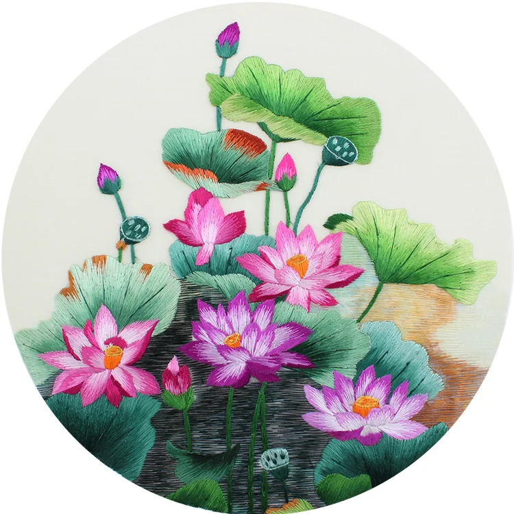 Набор для вышивки сделай сам из 100% шелка тутового шелкопряда Сучжоу наборы