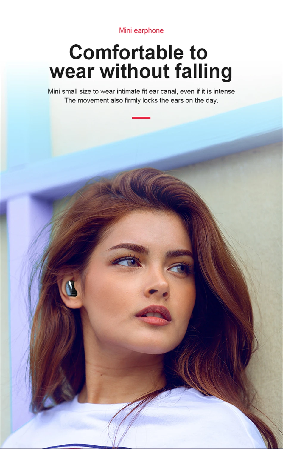 Мини Спортивные беспроводные наушники Bluetooth наушники гарнитуры TWS 5,0 наушники для всех телефонов с зарядной коробкой YZ279