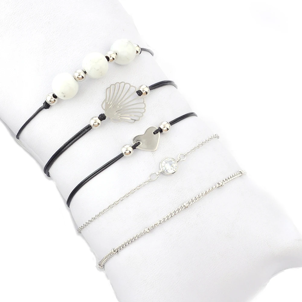 5 шт./компл. Богемия с украшением в виде кристаллов вафли пункт любящее сердце