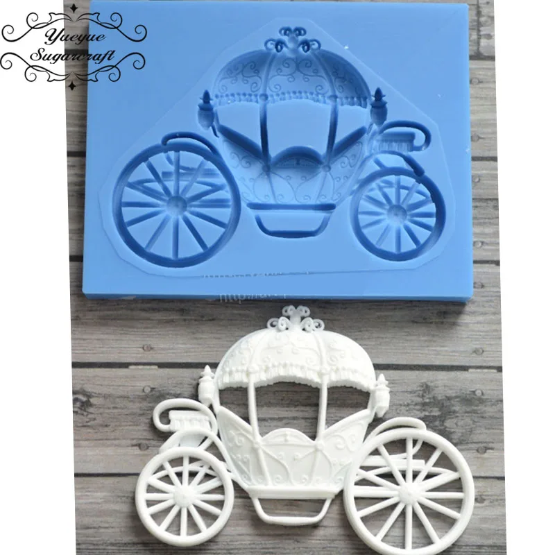Yueyue Sugarcraft новейшая силиконовая форма для каретки помадки инструменты украшения