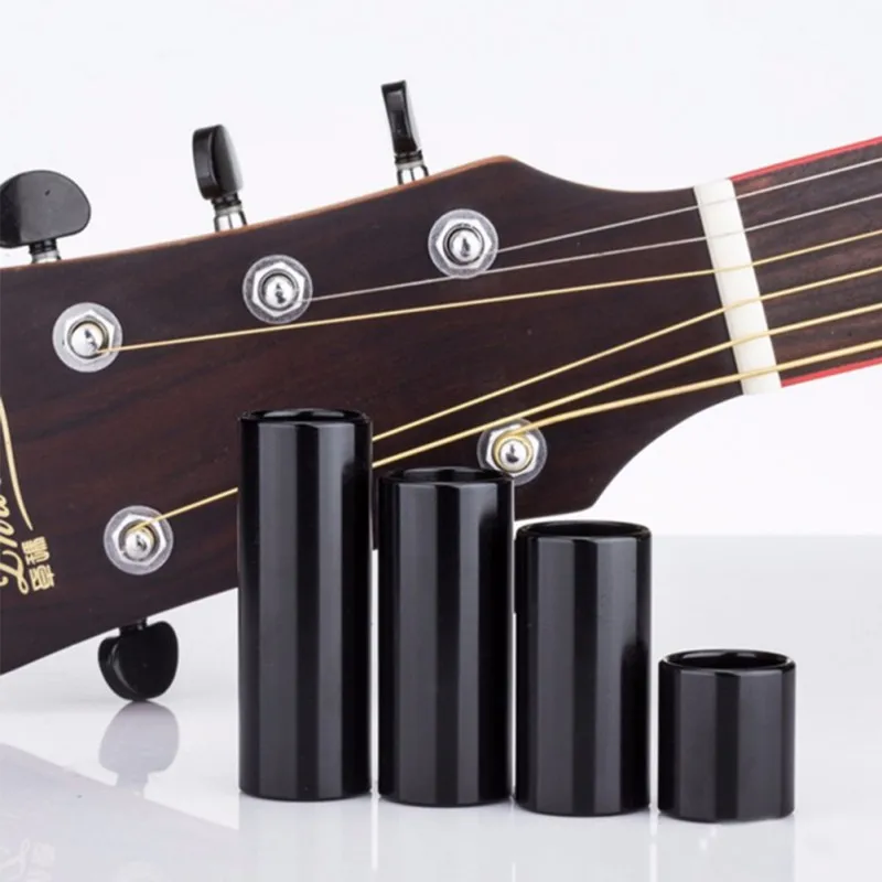 

28/50/60/70mm Stainless Steel Black Guitar String Finger Slide Slider for Acoustic Electric Guitar Parts & Accessory