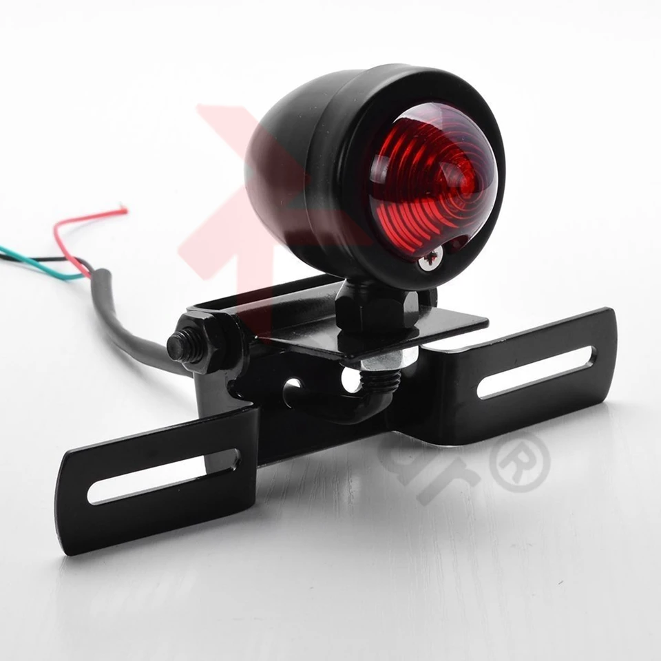 Стоп сигнал для мотоцикла 1 шт. 12 В 10 Вт стоп черный ретро задний фонарь|stop light lamp|stop