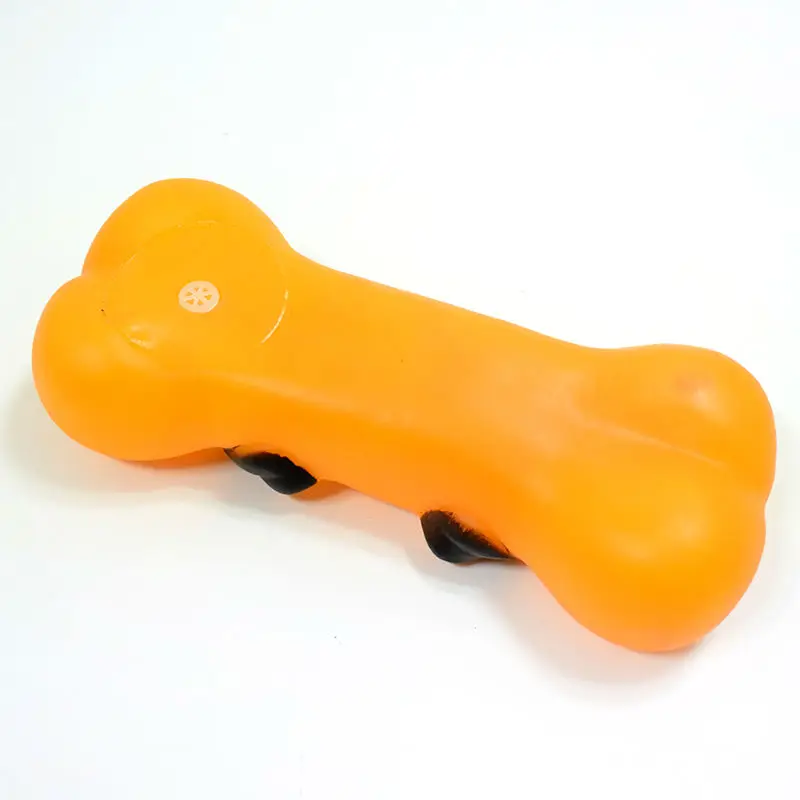 Bone Форма Стиль ПЭТ Писк игрушка милая собака лица кошка игрушки моделирование