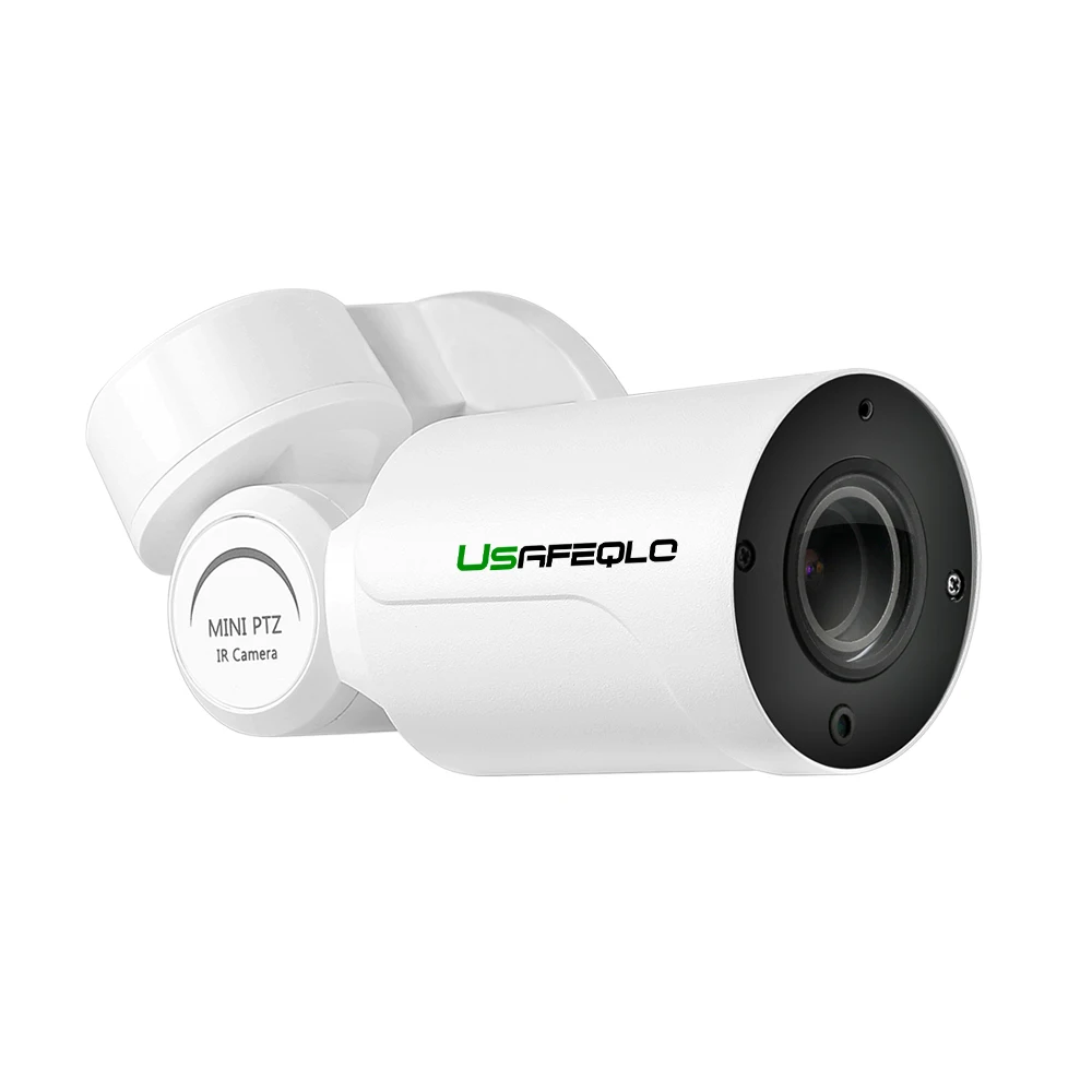 USAFEQLO наружная PTZ IP камера безопасности 2MP 4MP супер HD 4X оптический зум Автофокус 100ft