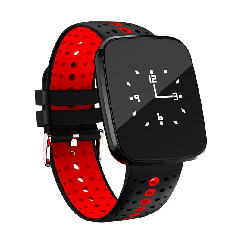 Moonlinks V6 яркие цвета водонепроницаемый SmartWatch IP67 измерять кровяное давление часы