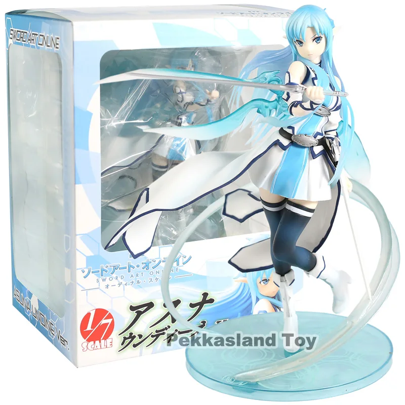 box Sword Art Online Yuki Asuna ALO Ver Kirigaya Kazuto ПВХ фигурка Коллекционная модель игрушки - Цвет: box