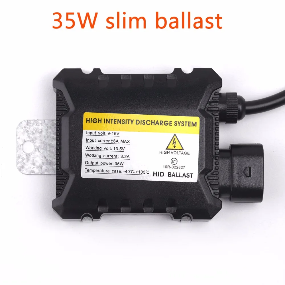 35 Вт/55 Вт Тонкий комплект ballast HID H1 H4 H3 H7 H11 9005 9006 4300K 5000K 6000K 8000K 10000K 12000K авто HID Ксеноновые фары 12V