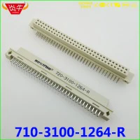 364 DIN41612 DIN разъем 710-3100-3264-S 2*32P 64PIN женские прямые шпильки Европейская розетка 9001-12641coola NEXTRON outpin