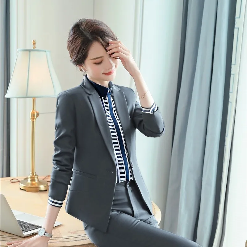 Блейзер Женский деловой с длинным рукавом 2019 | Женская одежда