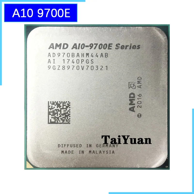 AMD A10-Series A10-9700E A10 9700E 3,0 ГГц Quad-Core Процессор процессор AD9700AHM44AB/AD970BAHM44AB гнездо AM4 satmak A10 9700