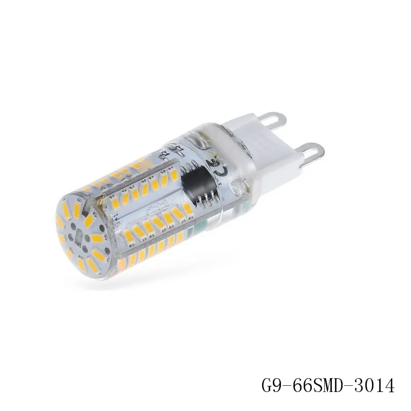 Светодиодная кукурузная лампа теплый белый/белый G9-46SMD-4014-6w/G9-66SMD-3014-8w для