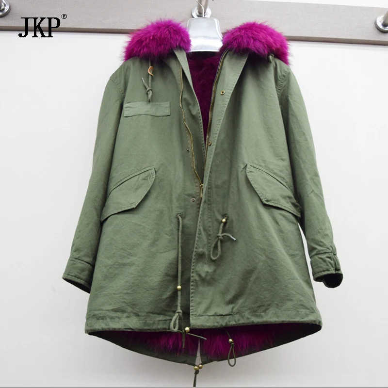 2020 зимняя женская куртка армейская зеленая длинная парка пальто с натуральным