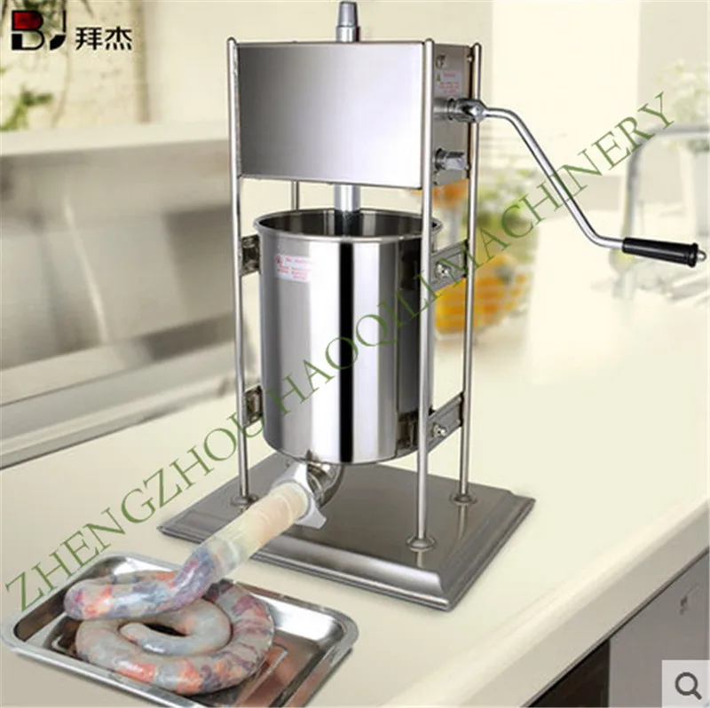 2 л вертикальный колбасный шприц с пластиковым поршень|stuffer| |