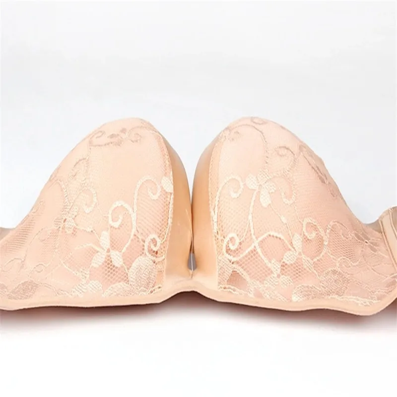 100pcs/High quality sexy ladies seamless wire free bra removable shoulder strap invisibility woman plunge bras