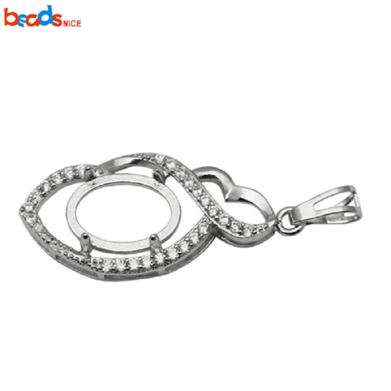 Beadsnice Стерлинговое Серебро Подвеска Установка основа Подвески Diy Изготовление ювелирных изделий женские аксессуары ювелирные изделия 34065