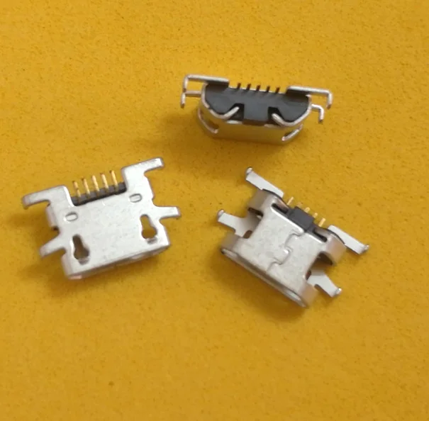 100 шт./лот micro mini USB разъем для подключения зарядного порта 5 контактный док станции