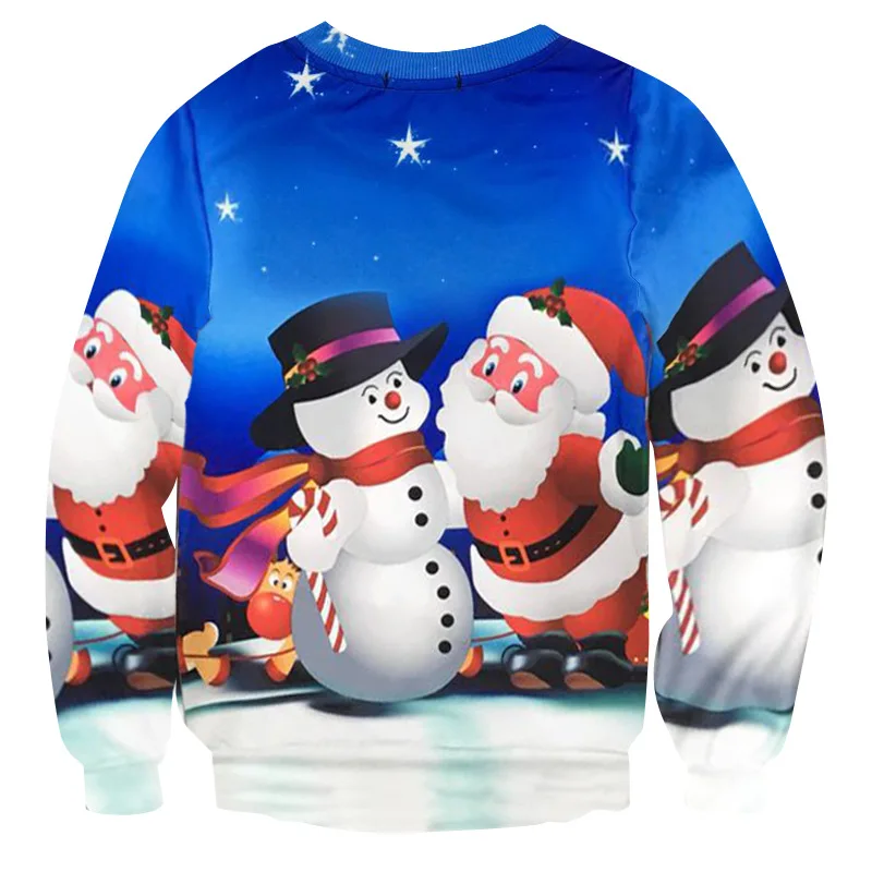 Wo мужские свитшоты с 3D принтом уродливая Рождественская Толстовка с капюшоном для отдыха с Санта-эльфом Забавные топы осенне-зимняя одежда
