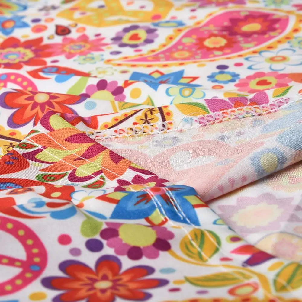 Женское платье с цветочным принтом свободное плявечерние ное большого размера