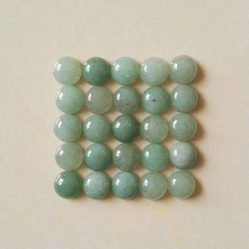 Оптовая продажа модные бусины из натурального зеленого авантюрина 8 мм круглый