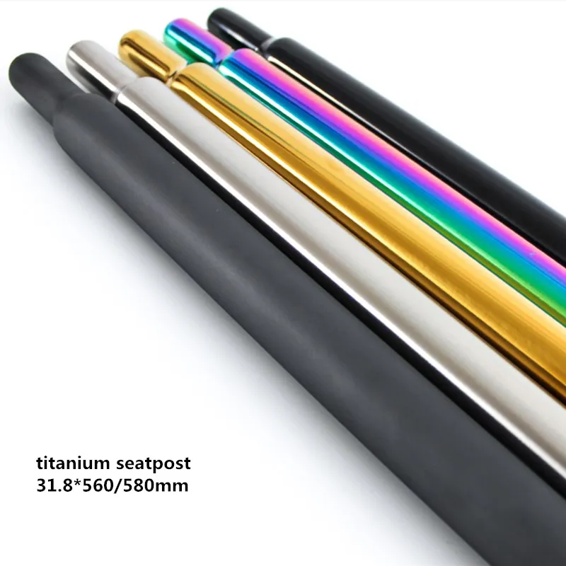 Складная велосипедная титановая стойка сиденья 31,8x545 мм/580 мм ti стержень для велосипеда Brompton Подседельный штырь титана длинные сиденья труба Супер светильник