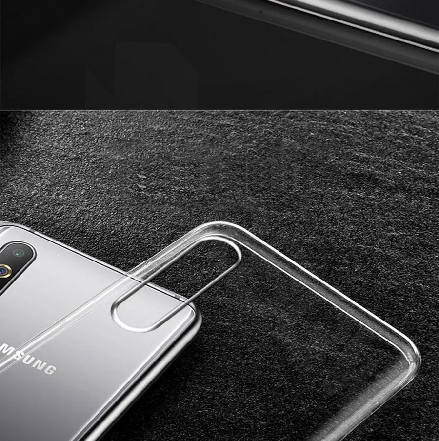 Ультра тонкий прозрачный TPU чехол s для samsung Galaxy A10 A20 A30 A40 A40s A50 A60 A70 A80 A90 M10 M20 M30 мягкий прозрачный силиконовый чехол
