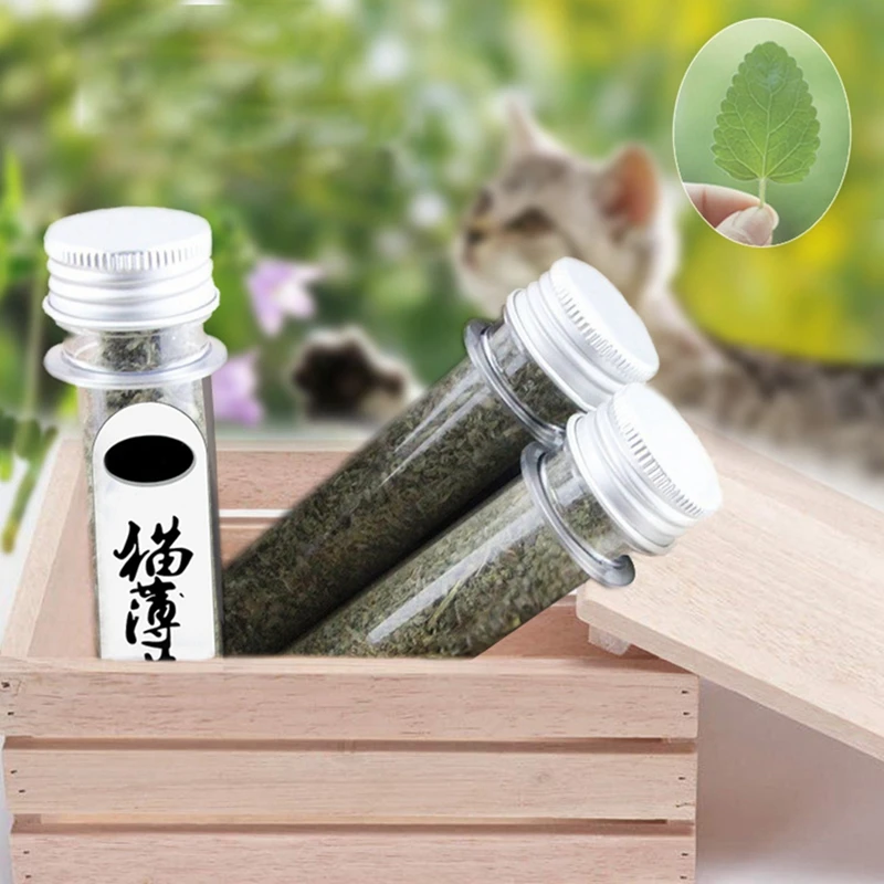 45 мл тестовая трубка для порошка питомца Catnip легко переносится хранения