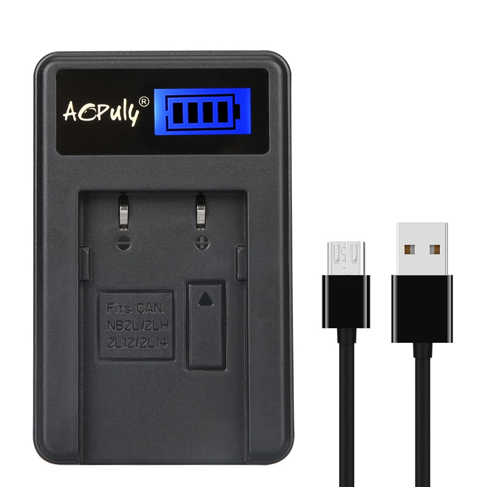 AOPULY NB 2L ЖК Зарядное устройство USB для Canon PowerShot G9 G7 S80NB NB2L 2LH 2L12 2L14 EOS 350D 400D камера|charger