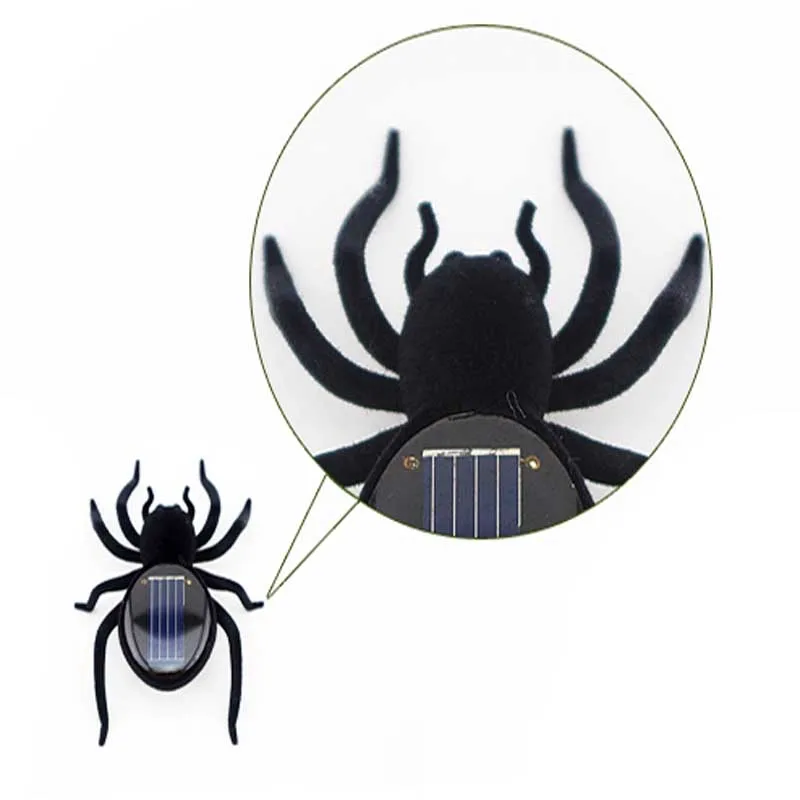 Детские игрушки пластиковые на солнечной батарее таракан паук черепаха краб