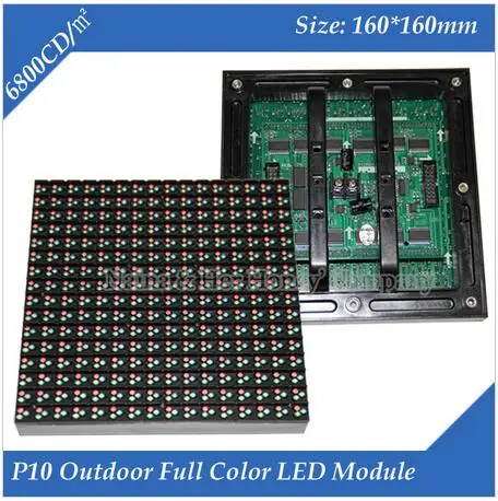 Dip 1R1G1B Открытый P10 16x16 RGB LED Матричный Дисплей (CE & RoHS Совместимый) ПРИВЕЛО модуль