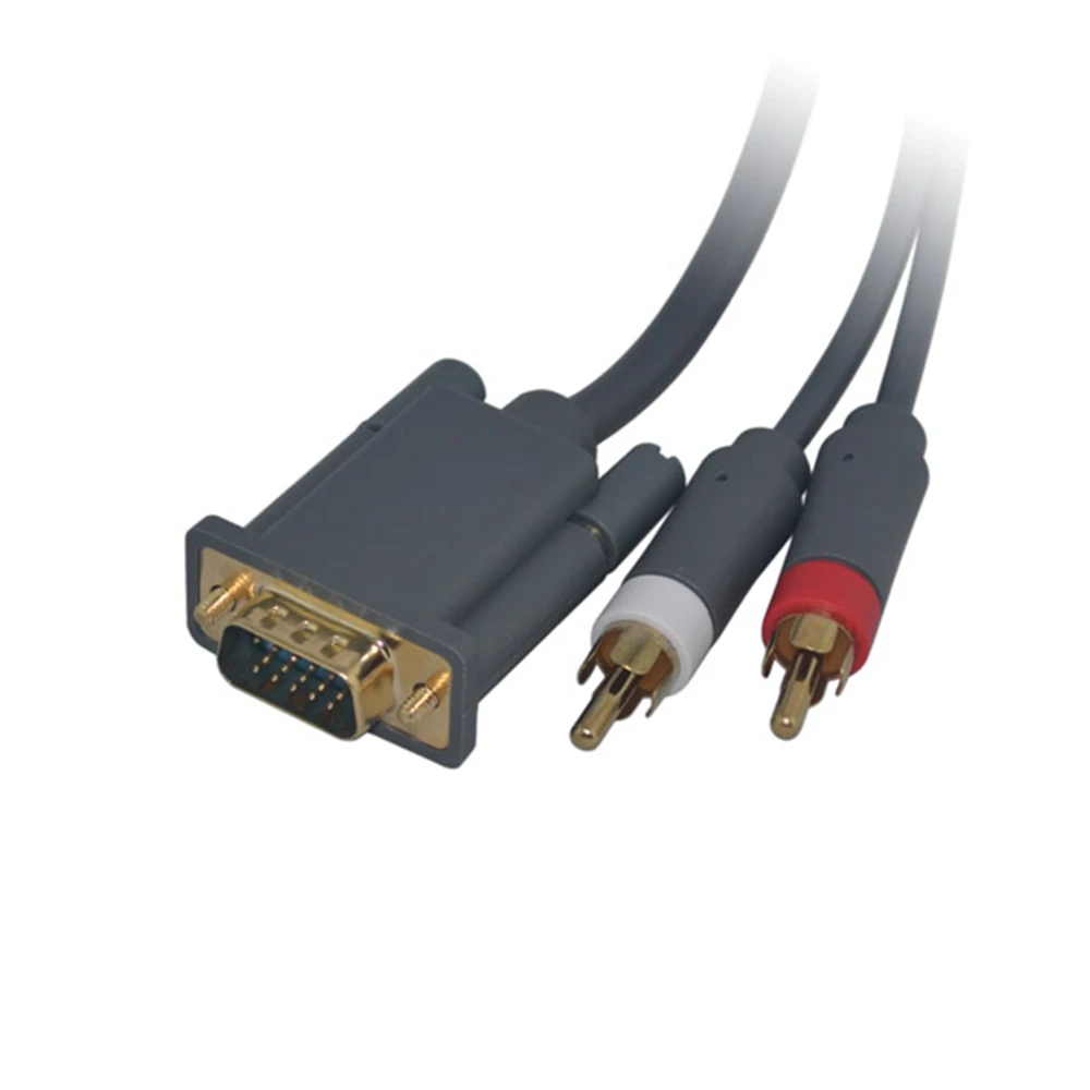 2 шт. высококачественный HD VGA AV Кабельный разъем с оптическим выходом для Xbox 360 |