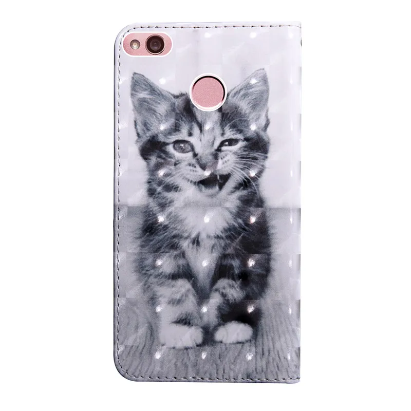 Flip Case on sfor Coque xiaomi Redmi 4X Cover for Note 4 Luxury 3D Cat Wallet Magnetic Leather Cases | Мобильные телефоны и