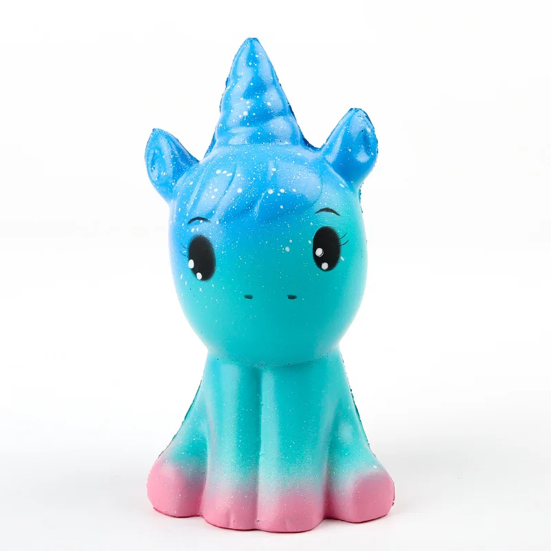 galaxy unicorn Милые кавайные мягкие сжимаемые игрушки, мягкие Мультяшные животные, мягкие медленно поднимающиеся сжимаемые игрушки для снятия стресса, игрушки для детей, аутизм - Цвет: galaxy unicorn